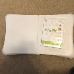 WiiFit game and board